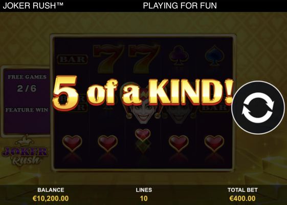 Five of a kind win