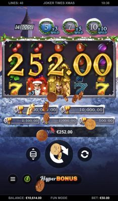 Multiple winning paylines
