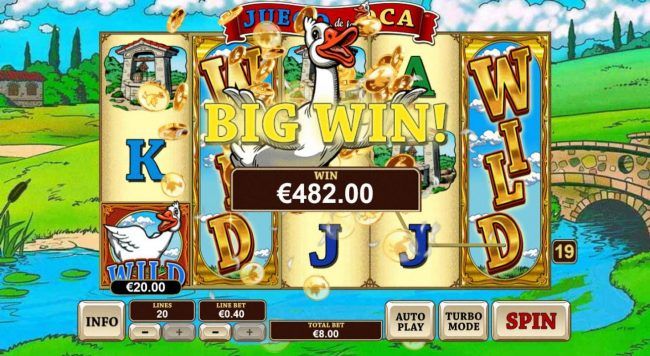 A 482 coin big win