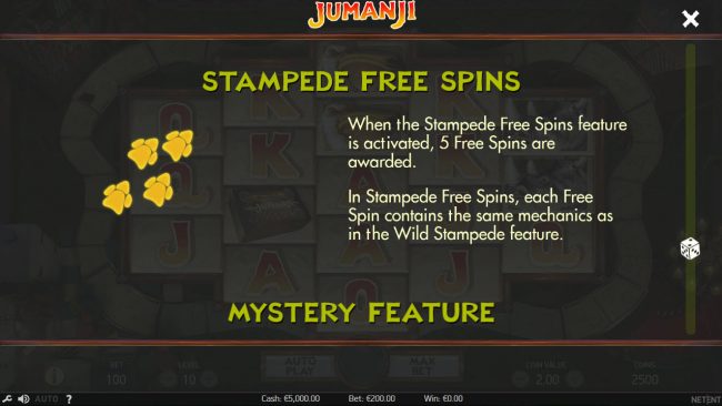 Stampede Free Spins