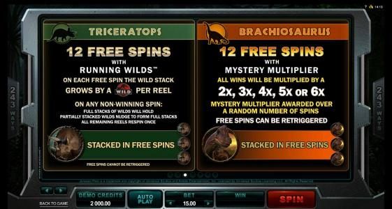 free spins