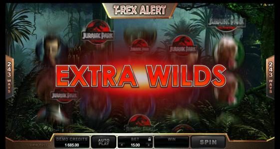 extra wilds feature triggered