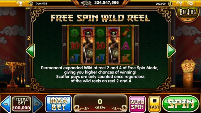 Free Spin Wild Reel