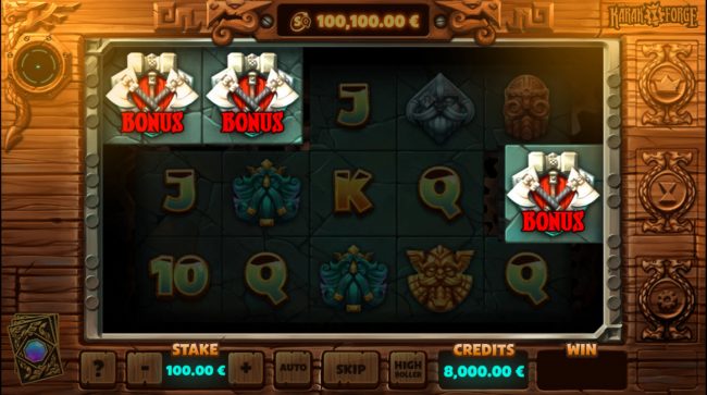 Scatter win triggers the free spins feature