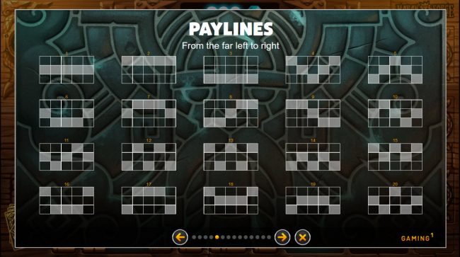 Paylines 1-20