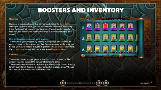 Boosters and Inventory