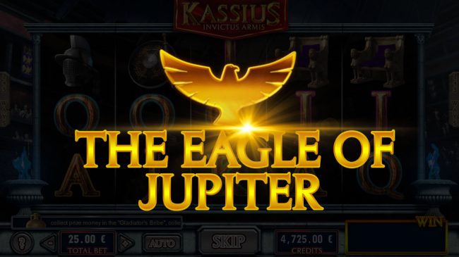 The Eagle of Jupiter feature triggered