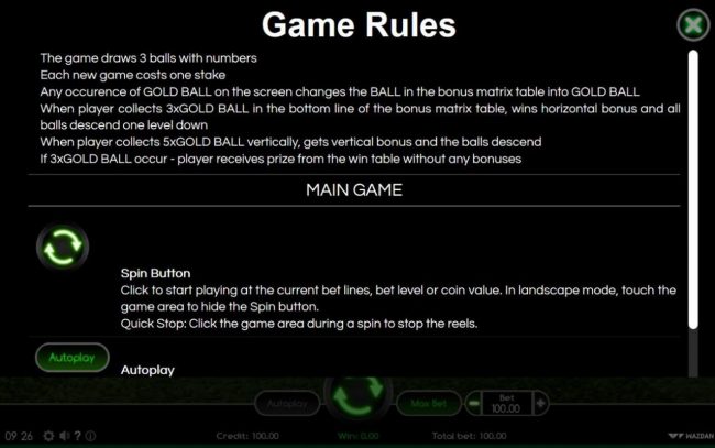 General Game Rules