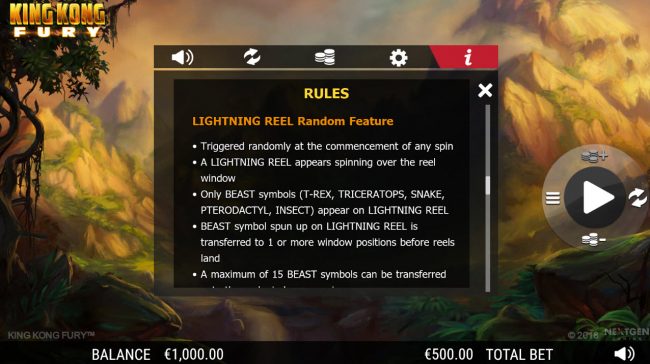 Lightning Reel Random Feature
