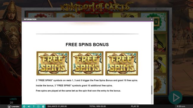 Free Spins Rules