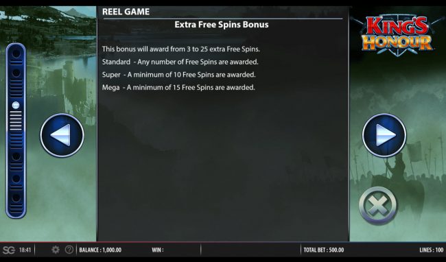 Bonus Game Rules