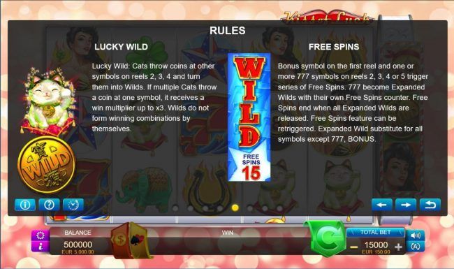 Lucky Wild and Free Spins Rules
