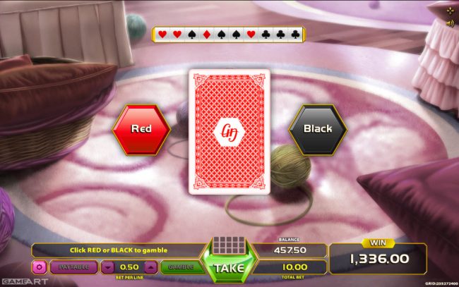 Gamble Feature Game Board