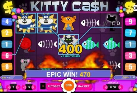 Epic Win! 470 coin Big Win!