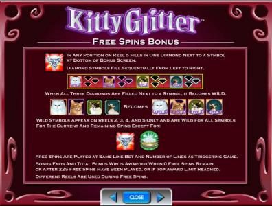 free spins bonus rules