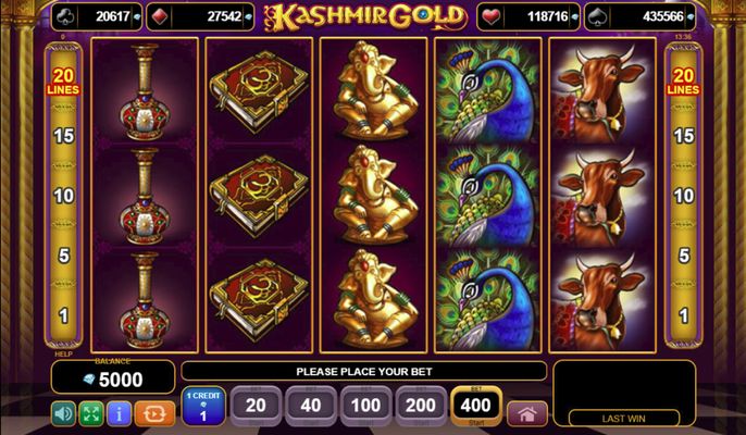 Kashmir Gold :: Main Game Board