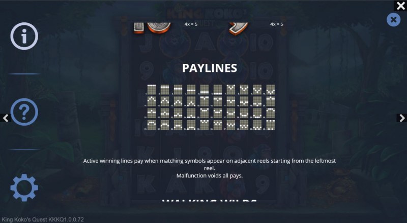 Paylines 1-40