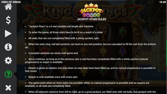 Jackpot Rules