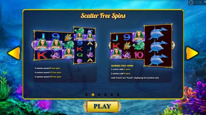 King of the Trident :: Free Spins Rules