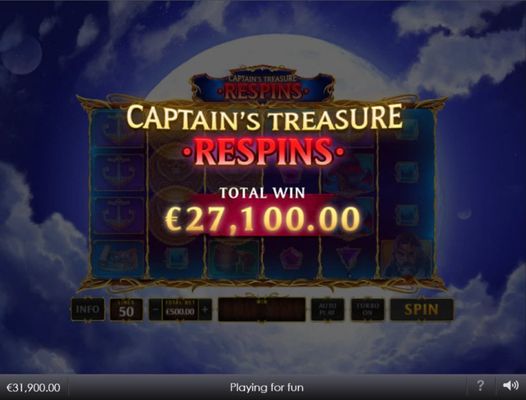 Kingdoms Rise Captain's Treasure :: Total Feature Payout