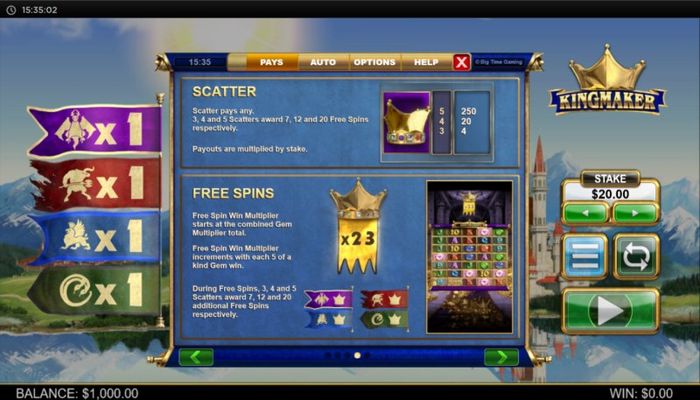 Free Spin Feature Rules