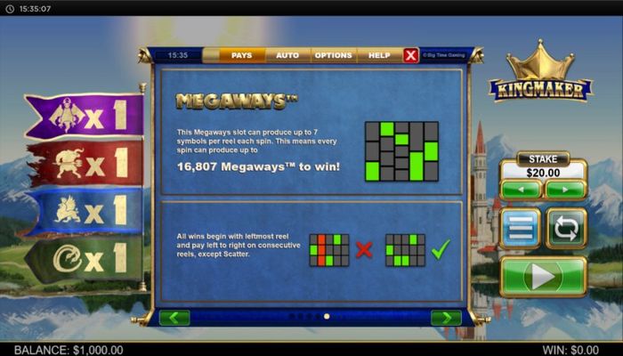 Up to 16807 Ways to Win