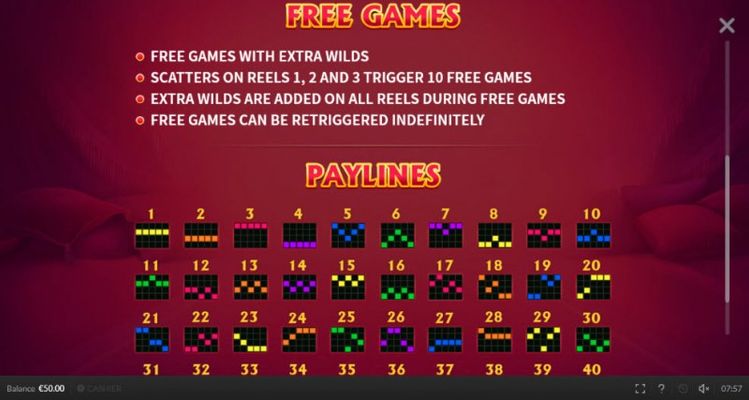 Free Spins Rules