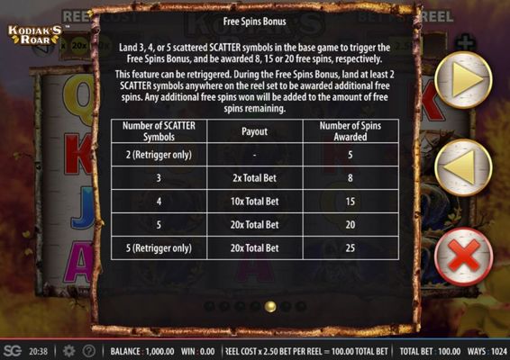 Free Spins Rules