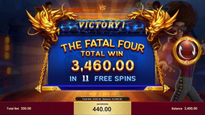 Total Free Spins Payout