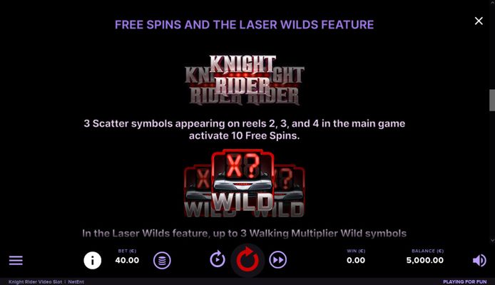 Knight Rider :: Free Spins