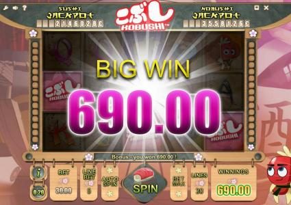 690 credit big win