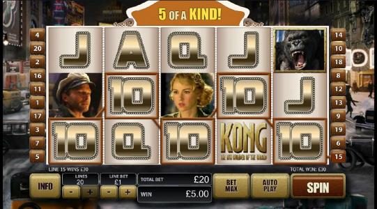 5 of a kind jackpot