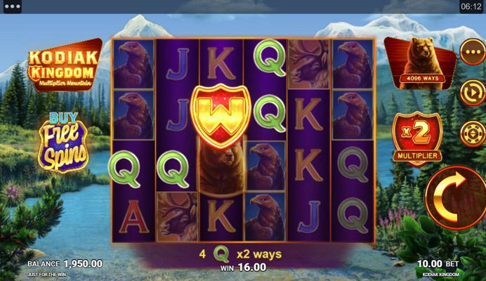 A four of a kind win