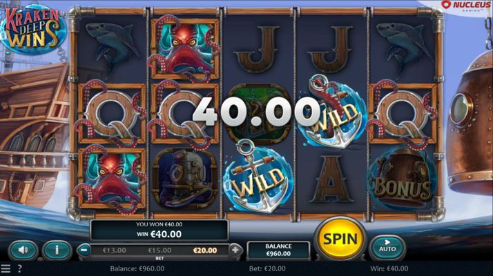 Multiple winning paylines