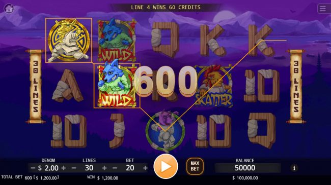 Multiple winning paylines