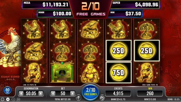 Free Spins Game Board