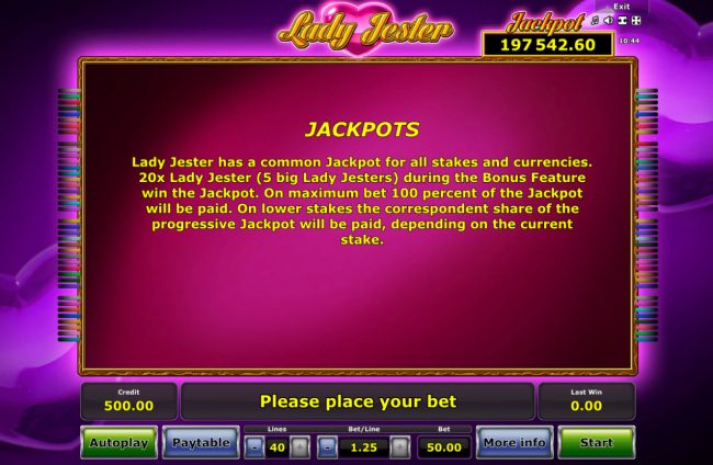 Jackpot Rules