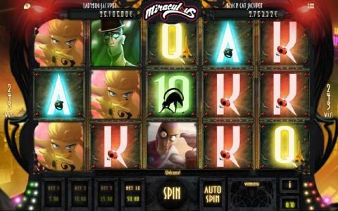 Main game board featuring five reels and 243 ways to win with a Jackpot max payout