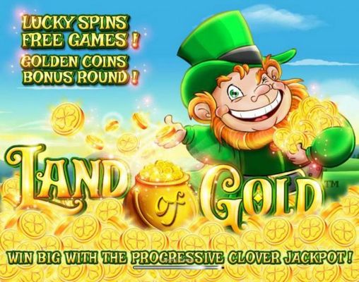 Game features include: Lucky Spins Free Games and Gloden Coins Bonus Round.