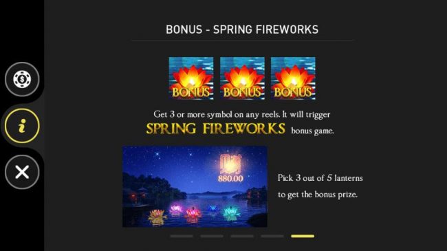 Spring Fireworks Bonus Rules