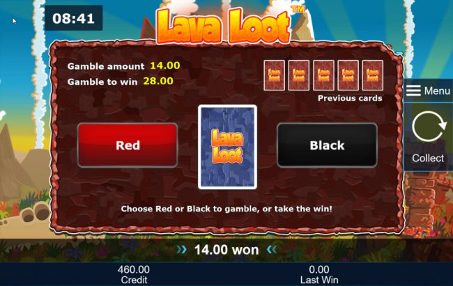 Red or Black Gamble feature