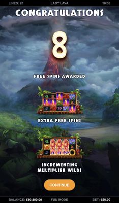 8 free games awarded