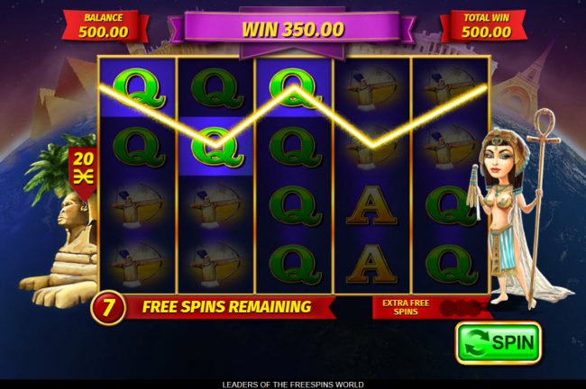 Free Spins Game Board