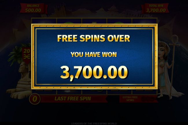 Total Free Spins Payout