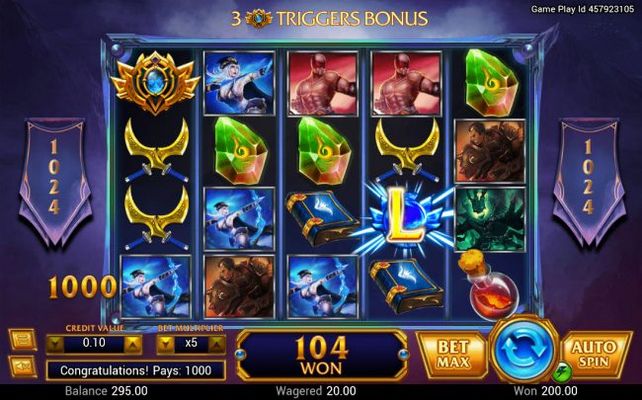 Multiple winning paylines