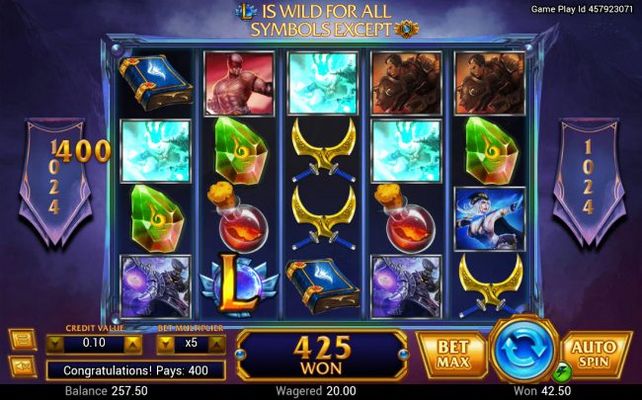 Multiple winning paylines