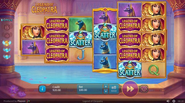 Scatter win triggers the free spins feature