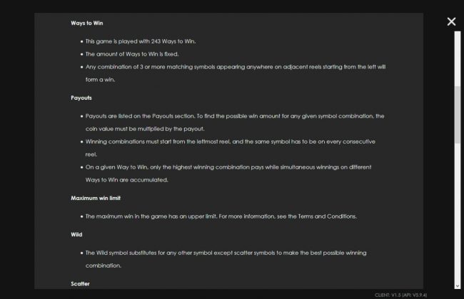 General Game Rules