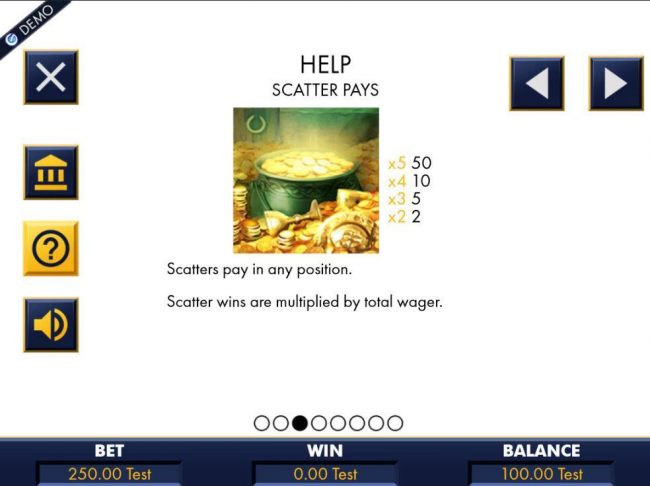 Scatter Pays and Rules