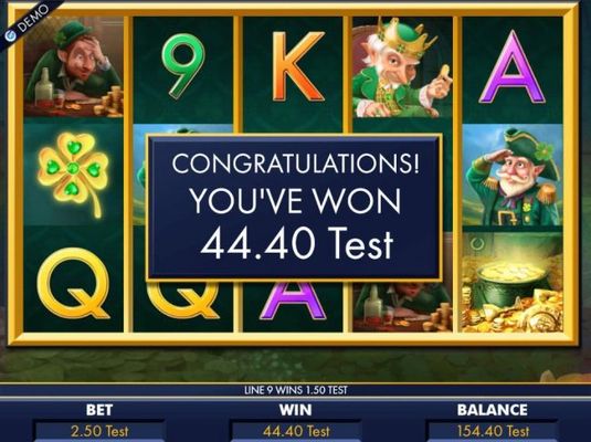 Free Spins feature pays out a total of 44.40